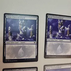 Snow Covered Island x 6 MTG Lot Kaldheim NM Near Mint Fast Shipping From Canada - Image 2