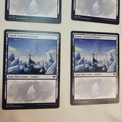 Snow Covered Island x 6 MTG Lot Kaldheim NM Near Mint Fast Shipping From Canada - Image 3