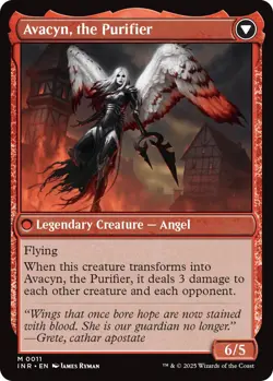 Archangel Avacyn // Avacyn, the Purifier [Innistrad Remastered] Magic MTG - Image 2