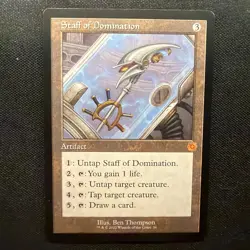 Staff of Domination #56 *Normal* (NM) - The Brothers' War: Retro Frame Artifa... - Image 1