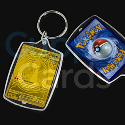 Mega Charizard Y ex, Ascended Heroes Gold Hyper Rare 294 | Mini Pokemon Keychain - Image 1