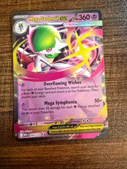 Mega Gardevoir ex 060/132 Pokemon Card- Near Mint- Mega Evolution - Image 1