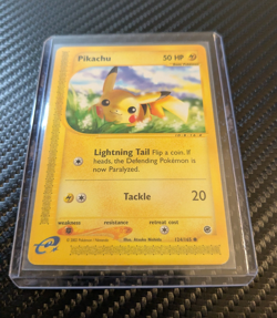 Pikachu 124/165 Expedition Base Set Regular Lightly Played 2002 Vintage Pokemon - Image 4