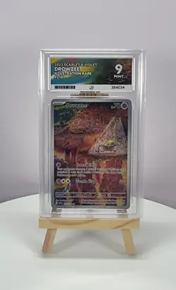 Pokemon TCG Drowzee Illustration Rare 210/198 Scarlett & Violet Ace Grade 9 - Image 1