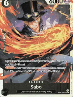 ONE PIECE Sabo SR Premium Booster -The Best- Vol. 2 #PRB02-014 NM - Image 1