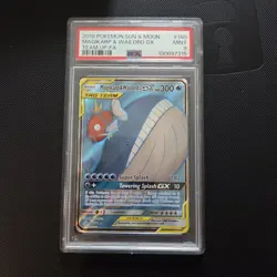 Pokemon Card - 2019 Magikarp & Wailord GX 160/181 SM Team Up Full Art - PSA 9 - Image 1