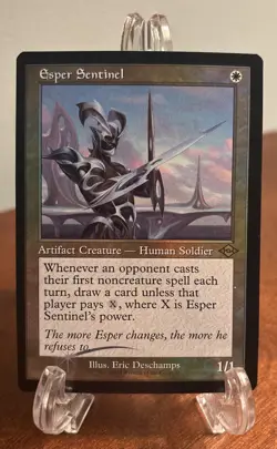 MTG Esper Sentinel Retro Frame Foil Modern Horizons 2 MH2 Heavy Play HP Magic - Image 1