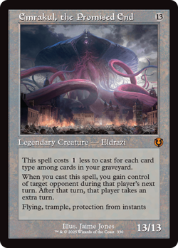 Emrakul, the Promised End (Retro Frame) [Innistrad Remastered] Magic MTG - Image 1