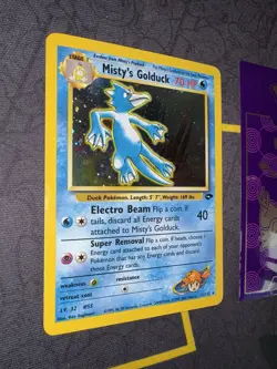 Pokemon Misty's Golduck 12/132 Gym Challenge Unlimited Holo Rare 030 💎NM LP +💎 - Image 2