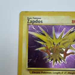 Zapdos 15/62 Fossil Unlimited Holo Rare Vintage WOTC - Pokemon TCG - DMG - Image 3