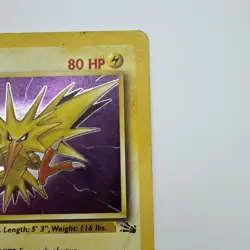 Zapdos 15/62 Fossil Unlimited Holo Rare Vintage WOTC - Pokemon TCG - DMG - Image 4