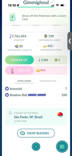 Pokemon Go Shiny Gimmighoul ( Reduced) - Image 2