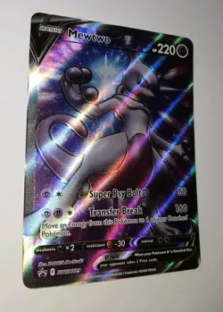 Pokemon MEWTWO V SWSH229 Sword & Shield Promo Full Art Textured Holo Promo 🌟 NM - Image 5