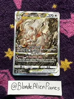 Hisuian Zoroark VSTAR GG56/GG70 Galarian Gallery Crown Zenith Pokemon TCG NM - Image 1