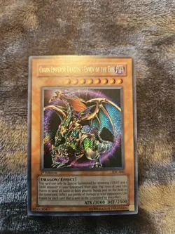 Yugioh Chaos Emperor Dragon - Envoy of the End IOC-000 Secret Rare 1st Ed LP - Image 1