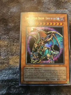 Yugioh Chaos Emperor Dragon - Envoy of the End IOC-000 Secret Rare 1st Ed LP - Image 5