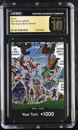 One Piece The Azure Sea's Seven Egghead Don!! and Gold Don!! CGC 10's Pristine - Image 3