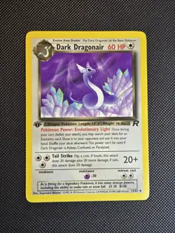 Dark Dragonair 1st Edition 33/82 Team Rocket Pokemon Card Near Mint - Image 1