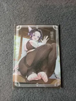 Shinobu Demon slayer Liquid fantasy UR07 Goddess Story WAIFU ANIME CARD - Image 1