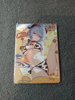 ganyu GENSHIN impact MR05 DREAM OF DESIRE Goddess Story WAIFU ANIME CARD - Image 1