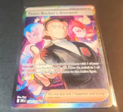 Nintendo Team Rocket's Giovanni Trainer Card Pokemon TCG 238/182** English 2025 - Image 3