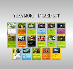 Yuka Morii Pokemon card lot - 17 cards, NM - Image 1
