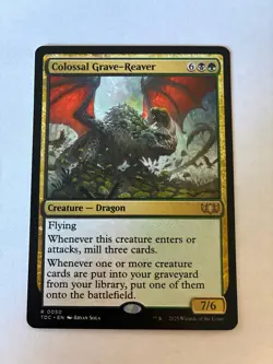 MTG Colossal Grave-Reaver Commander: Tarkir: Dragonstorm Regular NM - Image 1