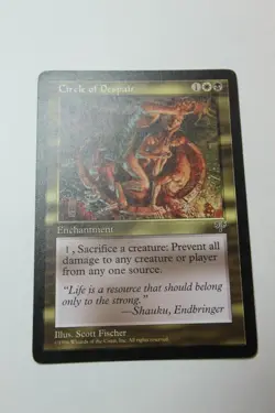 MTG Circle of Despair x1- -Mirage-Lightly Played - Image 1