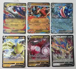 6 Jumbo Pokemon Cards Oversized EX V Lot - Image 1