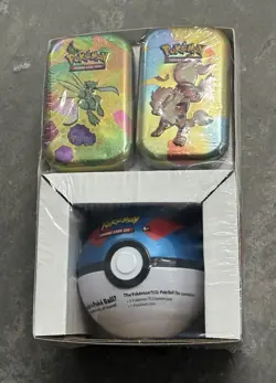 Pokemon TCG: 151 Mini Tins (2) + 1 Poke Ball - 3 Pack Sam’s Club Exclusive - Image 1