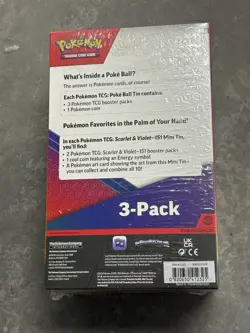 Pokemon TCG: 151 Mini Tins (2) + 1 Poke Ball - 3 Pack Sam’s Club Exclusive - Image 3