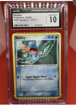 Pokemon Slab Bundle- Mudkip POP Series 4 -11/17 - 3 Total Slabs- RESERVED - Image 2