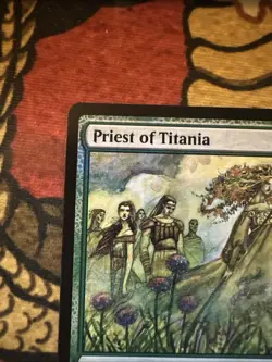 Mtg Magic MH3 Priest Of Titania Miscolor Misprint Error Card - Image 2