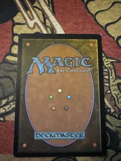 Mtg Magic Full Art DMU Adarkar Wastes Misprint Error Card Back Extra Yellow Ink - Image 2