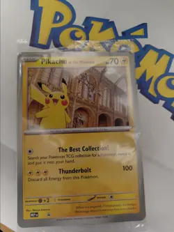 Pokemon Pikachu At The Museum x Natural History London Jumbo Card - Sealed - Image 1