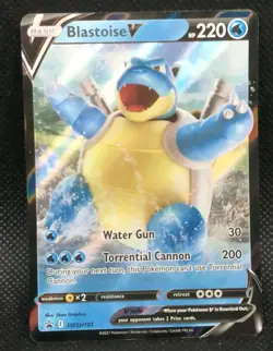Blastoise V SWSH101 SWSH: Sword & Shield Promo Cards Holo - Image 1