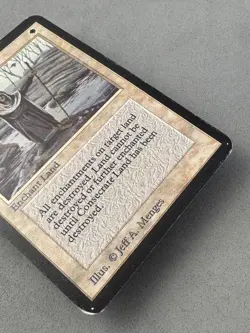 Consecrate Land MtG ALPHA—Moderately Played EX—Vintage Magic the Gathering - Image 4