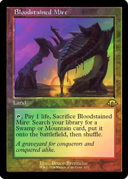 Bloodstained Mire Foil Retro Frame Modern Horizons 3 NM MTG - Image 1