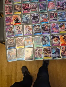 One Piece TCG various SR bundle, Absalom, Jimbe, Sanji, Boa AA's - Image 4