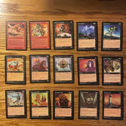 MTG: Vintage ‘95 Mirage 124 Different Card Lot - All Colors, Artifacts, Land LP - Image 3