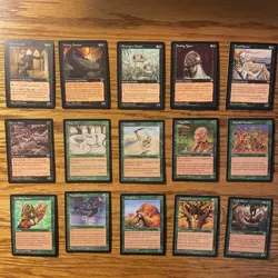 MTG: Vintage ‘95 Mirage 124 Different Card Lot - All Colors, Artifacts, Land LP - Image 4