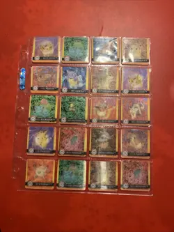 Pokemon Artbox 1999 20 Action Flipz Cards Premier Edition Mixed Set - Image 3