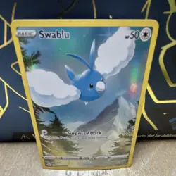 Pokemon Swablu GG27/GG70 Crown Zenith GG Full Art Holo 50 HP Card - Image 1