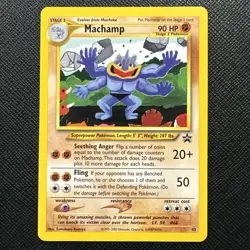 Machamp #43 Black Star Promo (NM/LP) Pokemon Card WOTC 2002 - Image 1