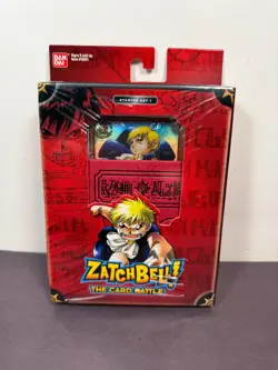 Zatch Bell The Card Battle STARTER SET 1 Card Pack 2005 Bandai TCG - Image 1