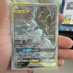 Pokemon Garchomp & Giratina GX TAG TEAM SM193 Basic 270 HP 160+ Card - Image 1