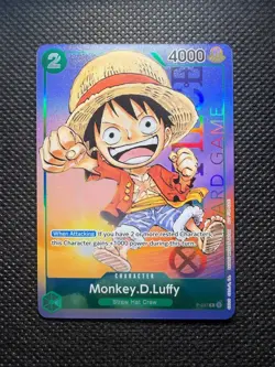 Monkey D. Luffy (Gen Con 2023) P-037 One Piece Card Game Promo ENGLISH FOIL LP+ - Image 1