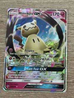 Pokemon TCG Mimikyu GX 149/214 Sm-Lost Thunder Holo Card - Image 1