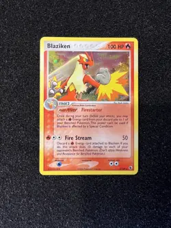 Pokemon Blaziken EX Battle Stadium Holo Rare 3/109 - Image 1