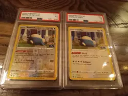 Lot Of 2 Slabs 2022 Pokemon Go Snorlax 055 Rev Foil And Holo Psa 5 Graded - Image 1
